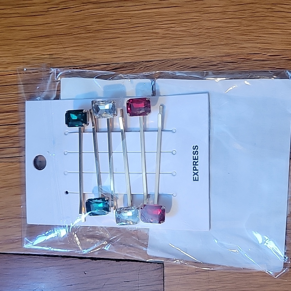 Express Set Of 6 Jewel Clips - Picture 3 of 4